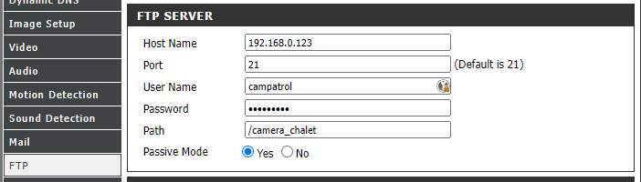 FTP Config